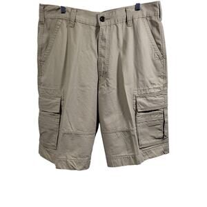 Levi Straus Men's Two Horse Brand Beige Cargo Shorts Size 36" x 11"  22426-1295